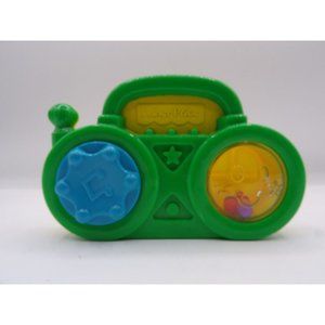 Boom Box Rattle McDonald's Fisher Price  3 & under ©1 996